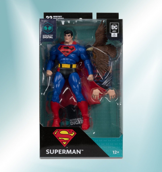DC Digital Actionfigure "Superman" (Our worlds at war) von McFarlane